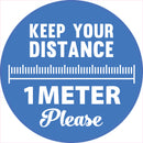 Social Distancing Stickers 1 Social Distancing Floor Stickers