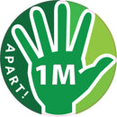 Social Distancing Stickers 6 Social Distancing Floor Stickers