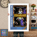 Soleil De - Sega Megadrive Inspired Retro Gaming Poster A4 A3 A2 Or A1