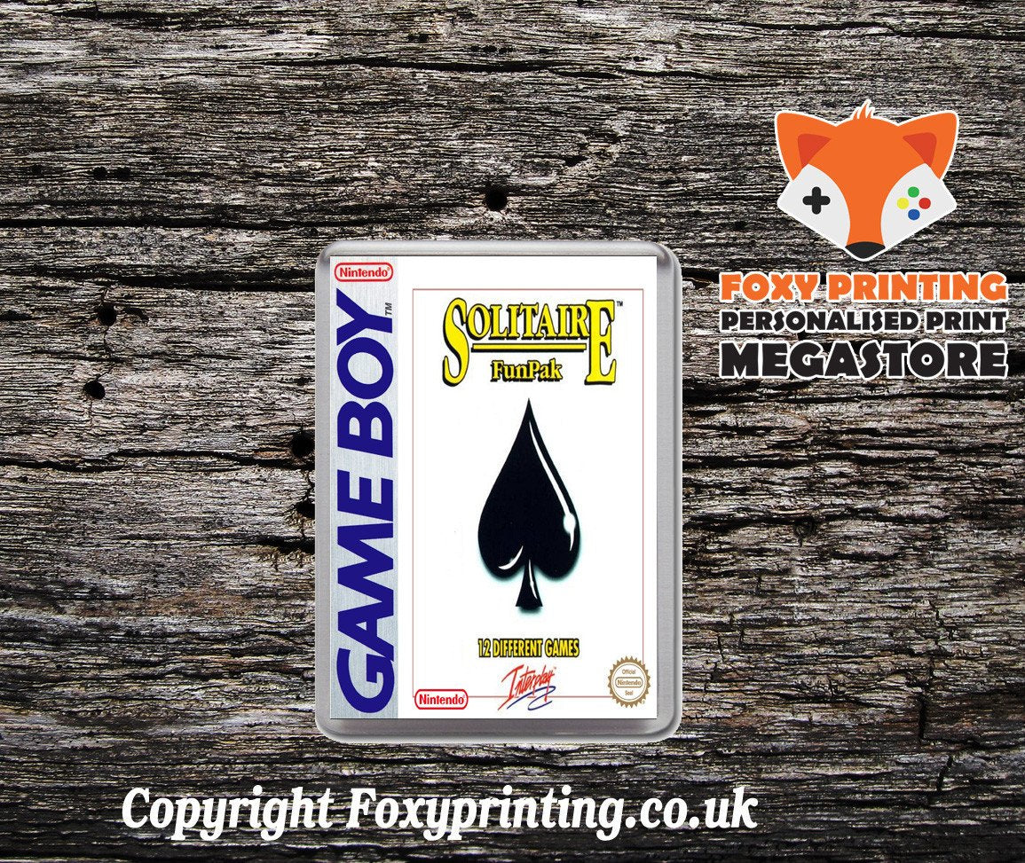 Solitaire Fun Pack Retro Gaming Magnet
