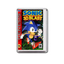 Sonic 3d Blast 3 Game Style Inspired Sega Megadrive Retro Video Gaming Magnet