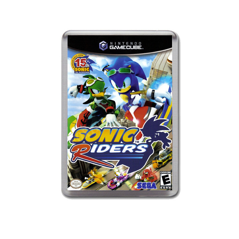 Sonic Riders Style Inspired Game Gamecube Retro Video Gaming Magnet