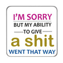 Ability to give a Shit Drinks Coaster2