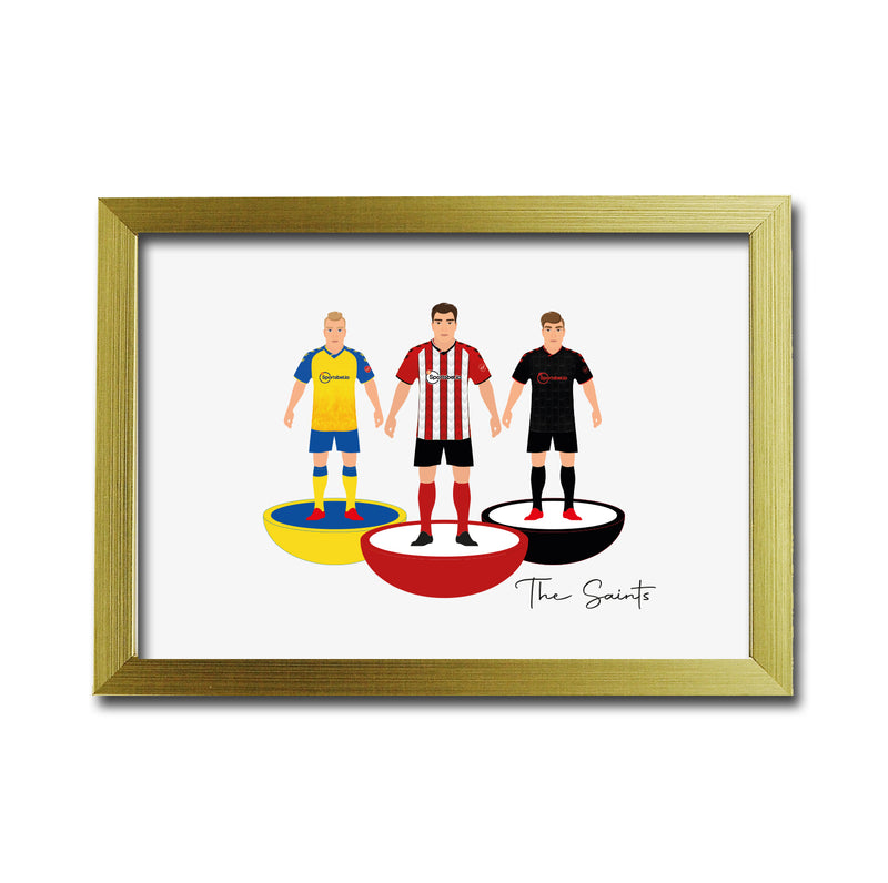 Southampton Football Club gift - Tiny Men Big Balls Poster