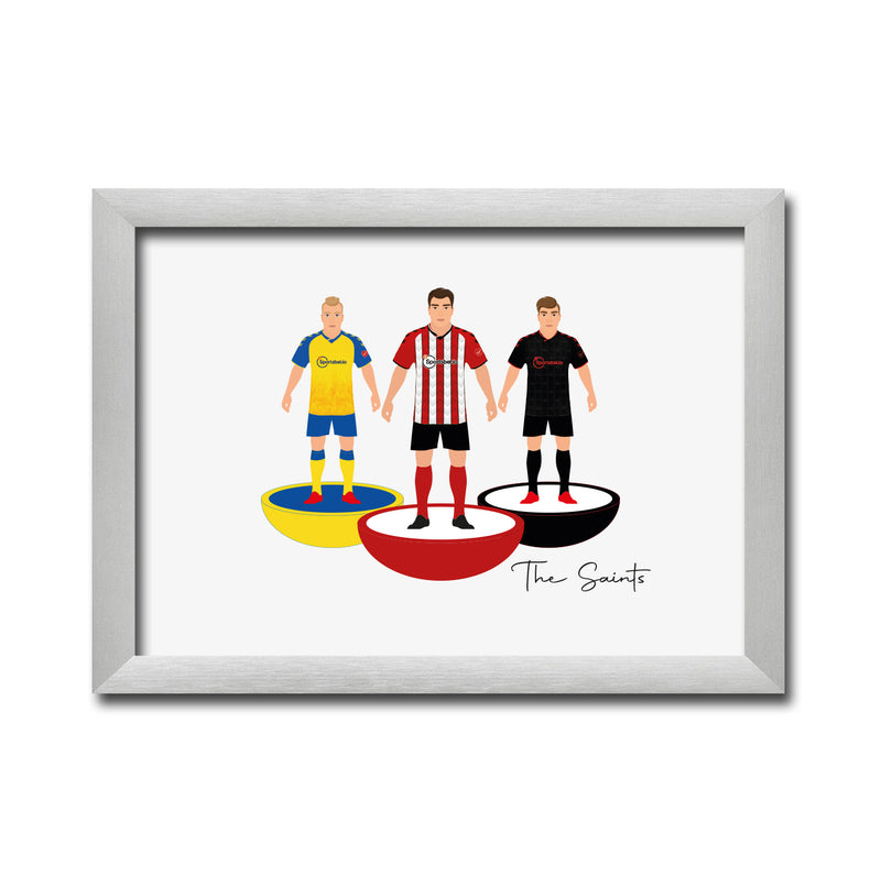 Southampton Football Club gift - Tiny Men Big Balls Poster