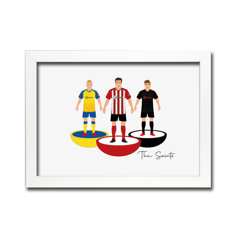 Southampton Football Club gift - Tiny Men Big Balls Poster