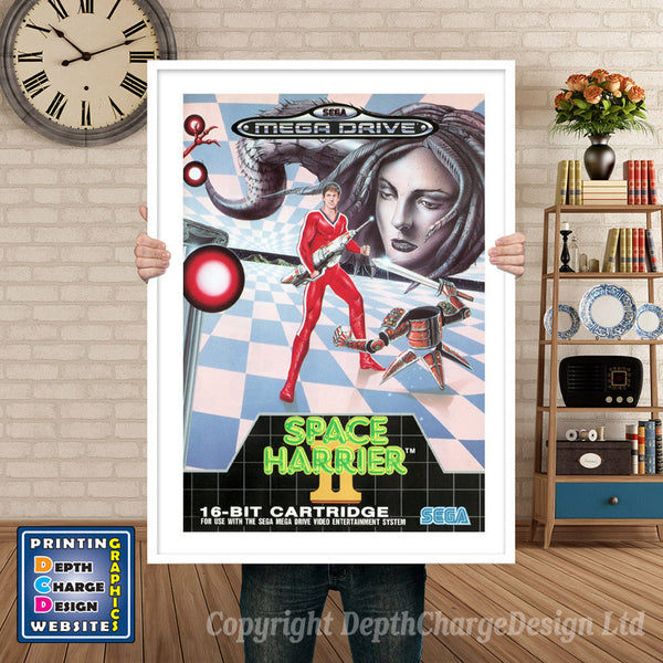 Space Harrier 2 Eu - Sega Megadrive Inspired Retro Gaming Poster