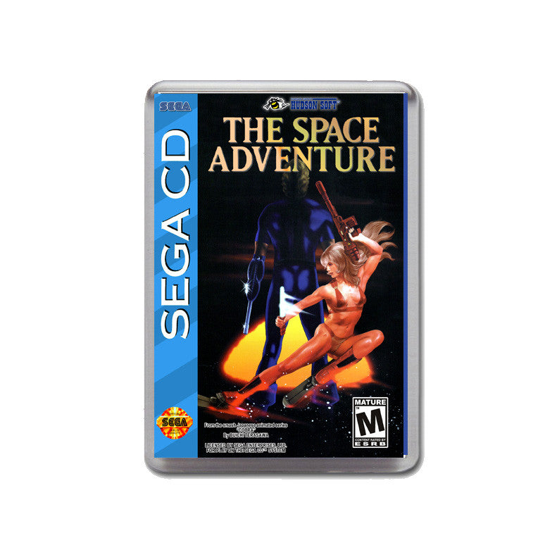 Space adventure Sega Mega CD Game Inspired Retro Gaming Magnet