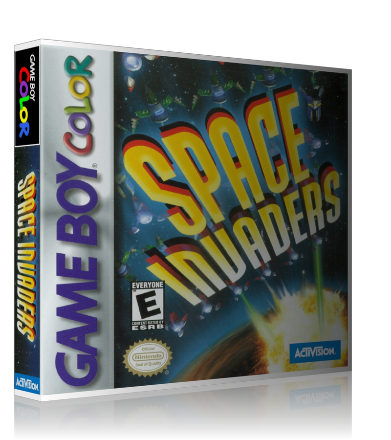 Gameboy Color Space Invaders Game Cover To Fit A UGC Style Replacement Game Case – Gameboy Color Case product image 1