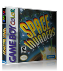 Gameboy Color Space Invaders Game Cover To Fit A UGC Style Replacement Game Case