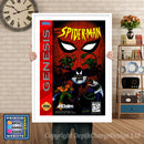 Spiderman The Animated Series - Sega Megadrive Inspired Retro Gaming Poster A4 A3 A2 Or A1