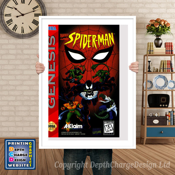 Spiderman The Animated Series 2 - Sega Megadrive Inspired Retro Gaming Poster