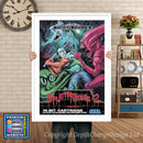 Splatter House 2 Eu - Sega Megadrive Inspired Retro Gaming Poster A4 A3 A2 Or A1