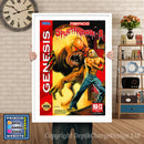 Splatter House 3 - Sega Megadrive Inspired Retro Gaming Poster A4 A3 A2 Or A1
