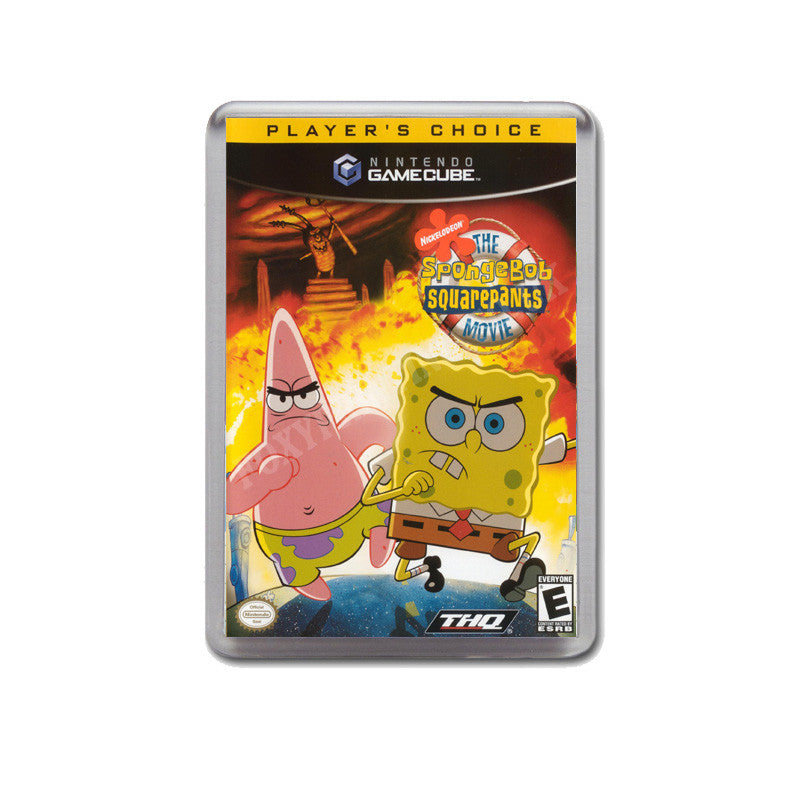 Sponge Bobs Quarepants Movie Pc Style Inspired Game Gamecube Retro Video Gaming Magnet