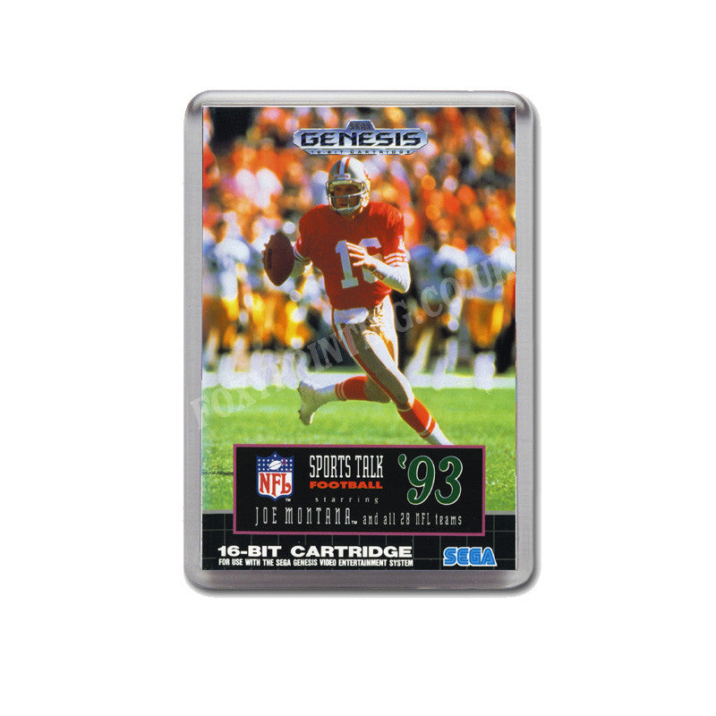 Sports Talk 93 Game Style Inspired Sega Megadrive Retro Video Gaming Magnet