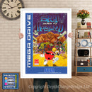 Spot Goes To Hollywood Eu - Sega Megadrive Inspired Retro Gaming Poster A4 A3 A2 Or A1