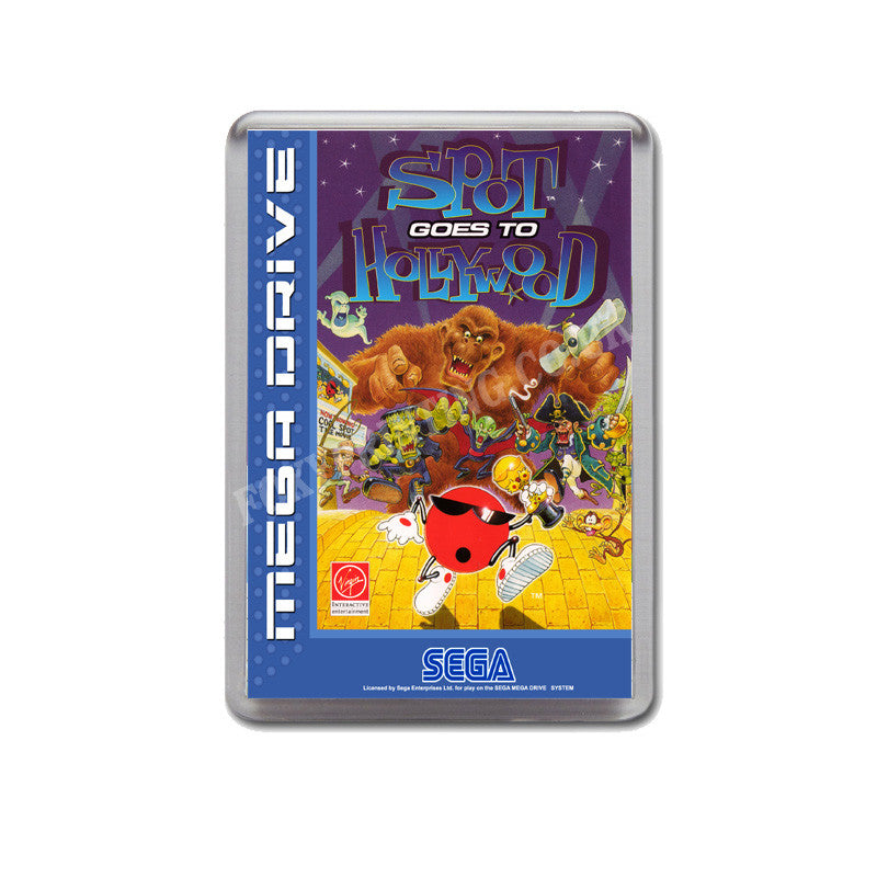 Spot Goes To Hollywood Eu Game Style Inspired Sega Megadrive Retro Video Gaming Magnet