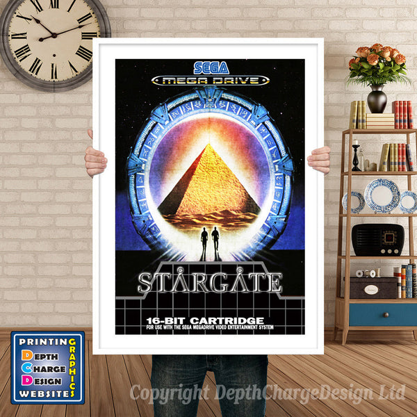 Star Gate 4 Eu - Sega Megadrive Inspired Retro Gaming Poster