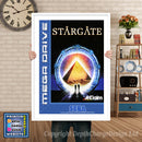 Stargate 2 Eu - Sega Megadrive Inspired Retro Gaming Poster A4 A3 A2 Or A1