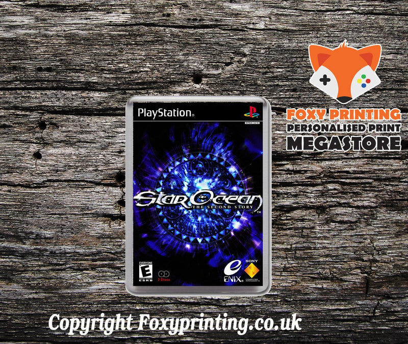 Starocean The Second Story 3 - PS1 Playstation 1 Game Inspired Retro Gaming Magnet