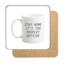 Stay Home Drinks Coaster