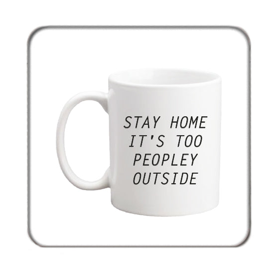 Stay Home Drinks Coaster