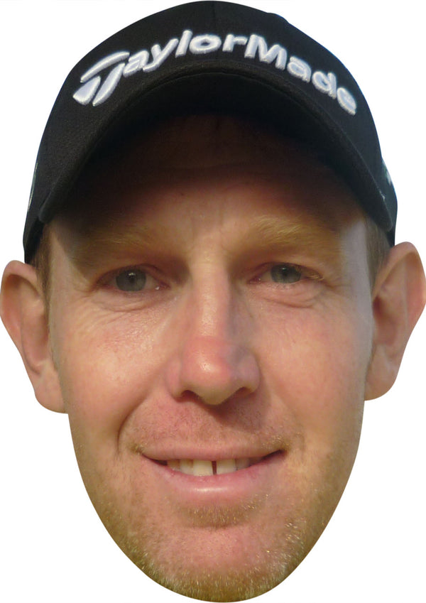 Stephen Gallagher 2 GOLF 2018 Celebrity Face Mask Fancy Dress Cardboard Costume Mask