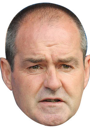 Steve Clarke Football Celebrity Face Mask Fancy Dress Cardboard Costume Mask