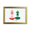 Stoke Football Club gift - Tiny Men Big Balls Poster