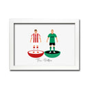 Stoke Football Club gift - Tiny Men Big Balls Poster