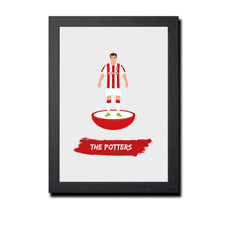 Stoke Football Club gift - The Potters - Tiny Men Big Balls Poster
