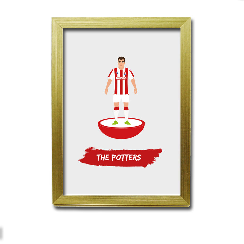 Stoke Football Club gift - The Potters - Tiny Men Big Balls Poster