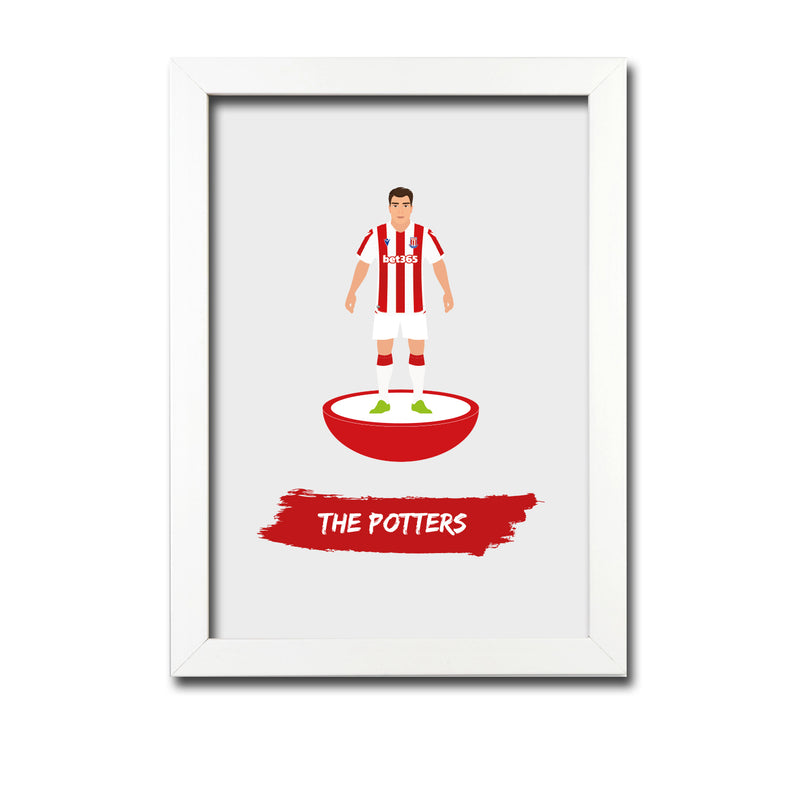 Stoke Football Club gift - The Potters - Tiny Men Big Balls Poster