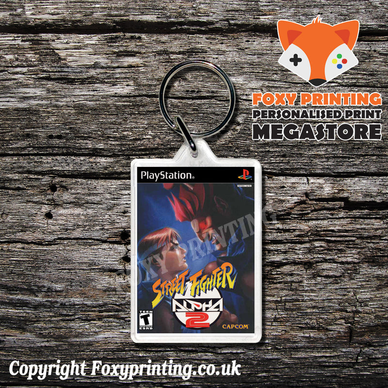 Street Fighter Alpha 2 - PS1 Playstation 1 Game Inspired Retro Gaming Magnet