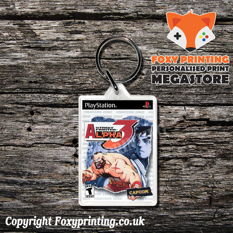 Street Fighter Alpha 3 2 - PS1 Playstation 1 Game Inspired Retro Gaming Magnet