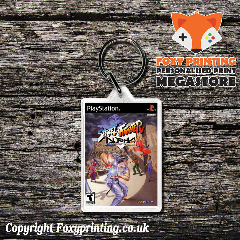 Street Fighter Alpha Warriors Dreams - PS1 Playstation 1 Game Inspired Retro Gaming Magnet