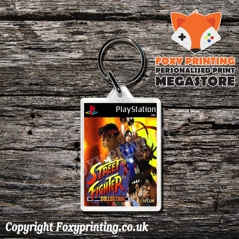 Street Fighter Collection - PS1 Playstation 1 Game Inspired Retro Gaming Magnet
