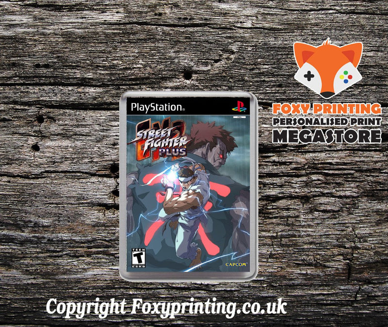 Street Fighter Ex 2plus Eu - PS1 Playstation 1 Game Inspired Retro Gaming Magnet