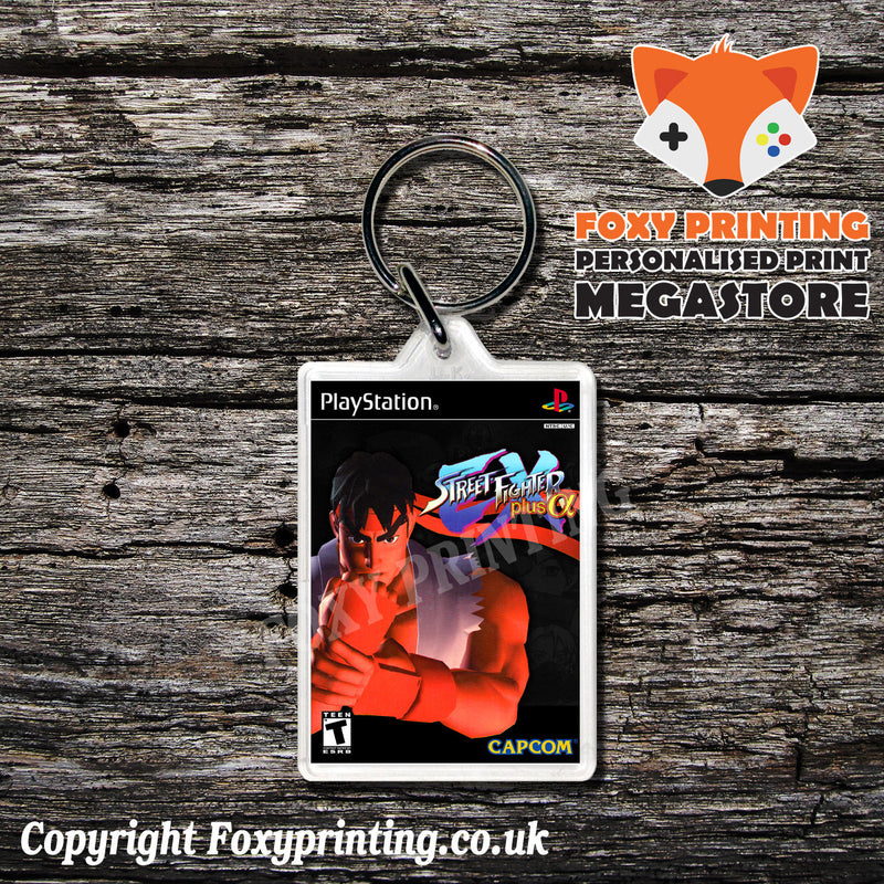 Street Fighter Ex Plus Alpha - PS1 Playstation 1 Game Inspired Retro Gaming Magnet