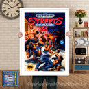 Streets Of Rage 2 - Sega Megadrive Inspired Retro Gaming Poster A4 A3 A2 Or A1