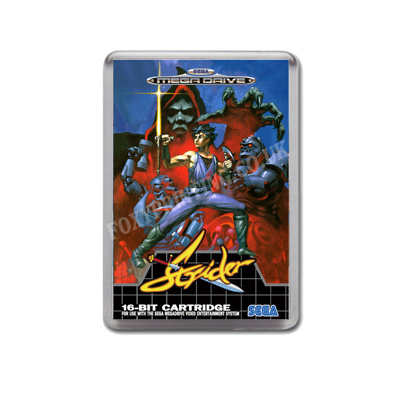 Strider 2 Eu Game Style Inspired Sega Megadrive Retro Video Gaming Magnet