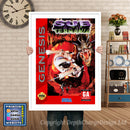 Subterrania - Sega Megadrive Inspired Retro Gaming Poster A4 A3 A2 Or A1