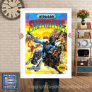 Sun Set Riders - Sega Megadrive Inspired Retro Gaming Poster A4 A3 A2 Or A1