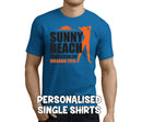 Sunny Beach Colour Custom Stag T-Shirt - Any Name - Party Tee