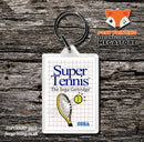 Super Tennis - Sega Master System Keyring
