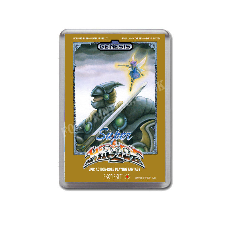 Superhydlide Game Style Inspired Sega Megadrive Retro Video Gaming Magnet