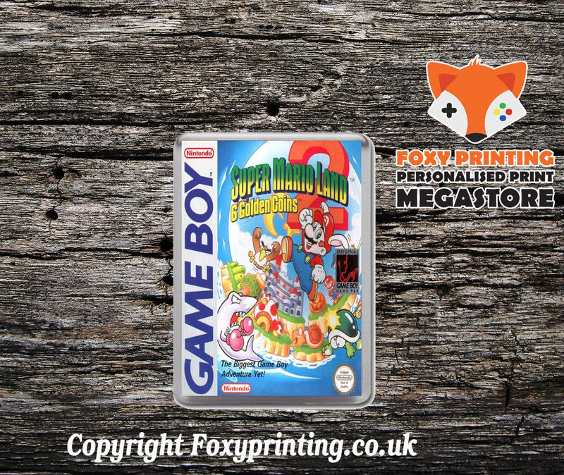 Super Mario Land 2 Six Golden Coins Retro Gaming Magnet