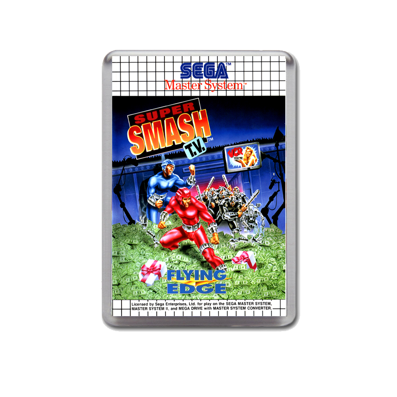 Supersmashtv Au Sega Master System Game Inspired Fridge Magnet