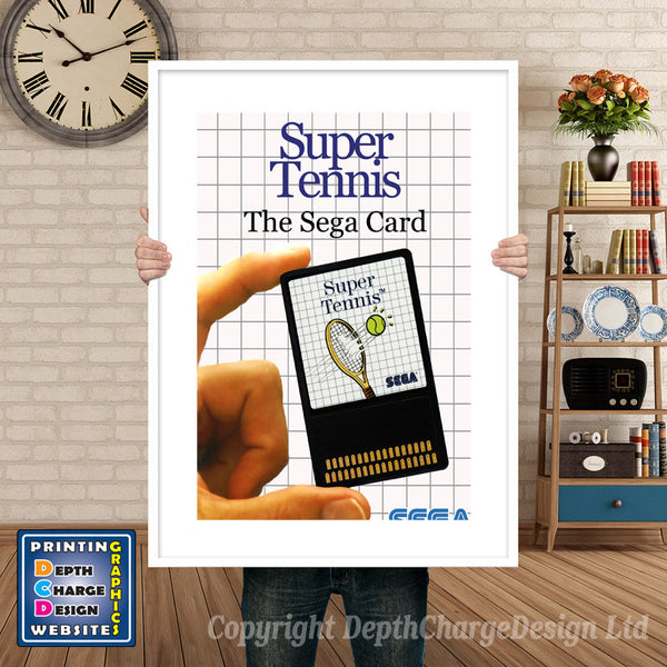 Supertennis_Eu Inspired Retro Gaming Poster